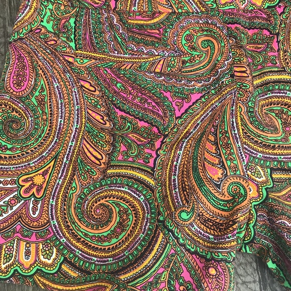 J. CREW| Pink paisley print shorts size 8 - Picture 7 of 7